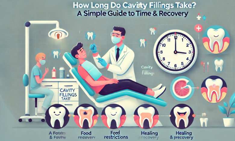 how long do cavity fillings take​