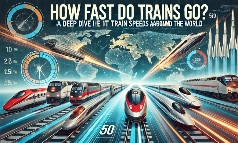 how fast do trains go​